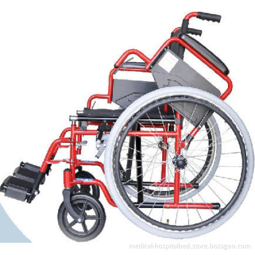 Luxury Fold Up Emergency Wheelchair , Disabled Health Care Wheelchair